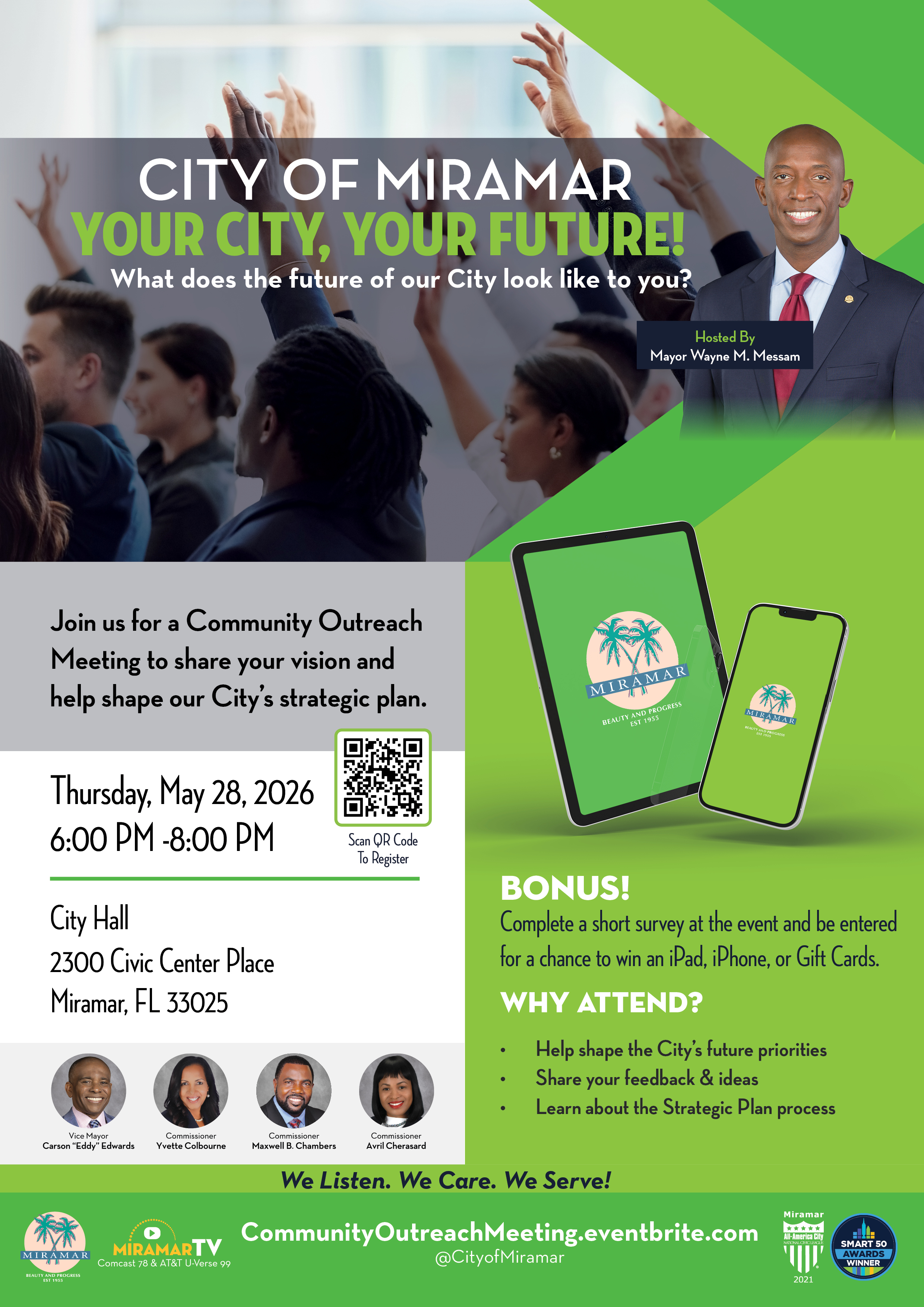 City's Strategic Plan Meeting on Thursday, May 28 at City Hall starting at 6PM