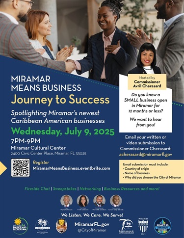 Caribbean Small Business on July 9 at MCC starting at 7PM