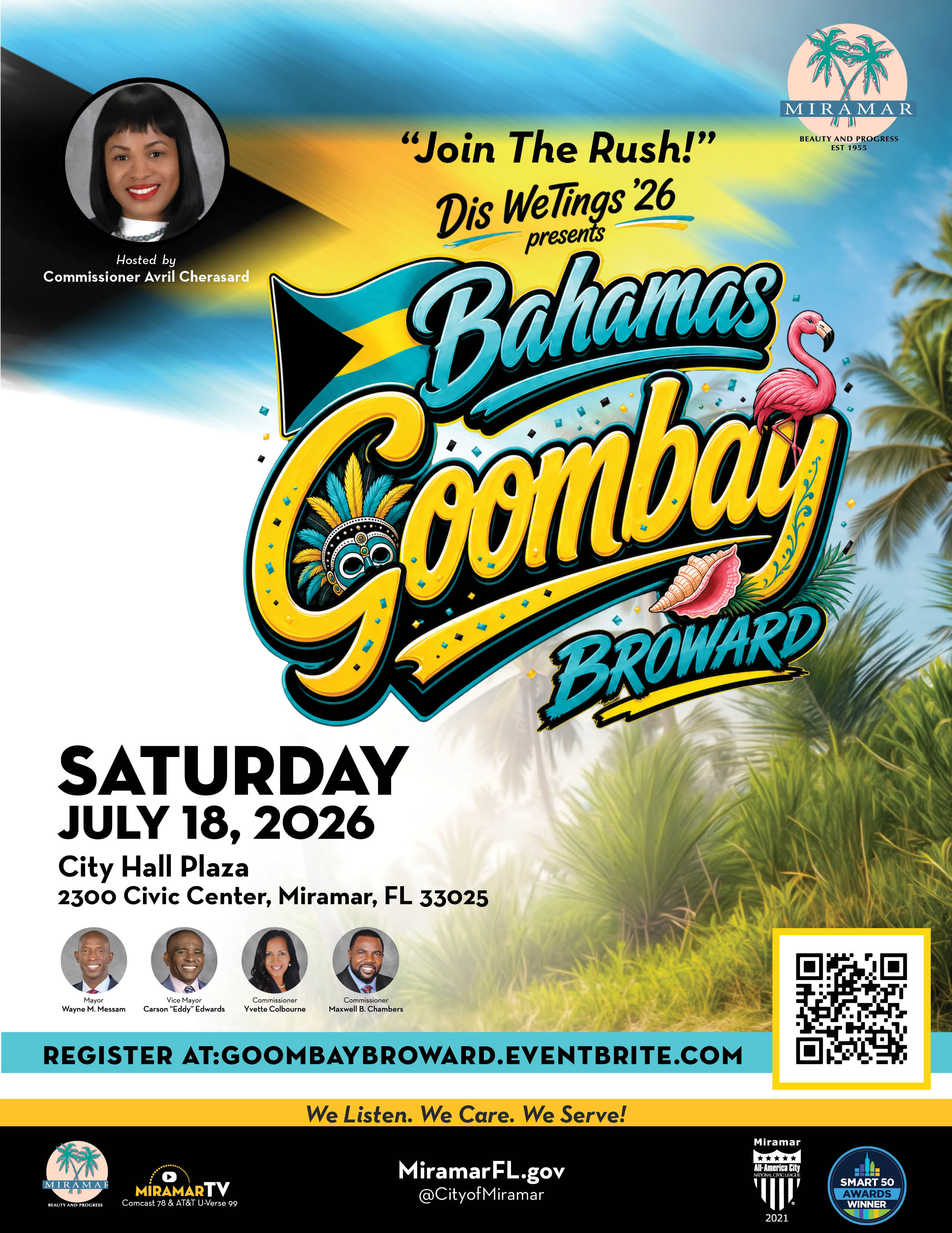 Goombay Broward July 18 at Miramar City Hall Plaza