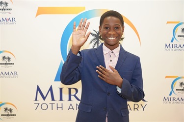 Young Boy at the Commission Meeting on May 25 during the Haitian Presentation