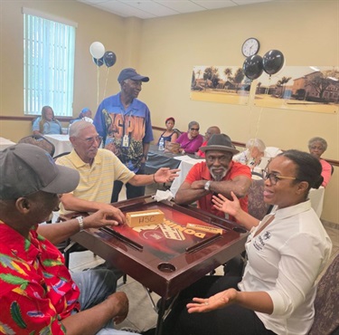 Commissioner-Cherasard-and-Miramar-seniors-playing-games