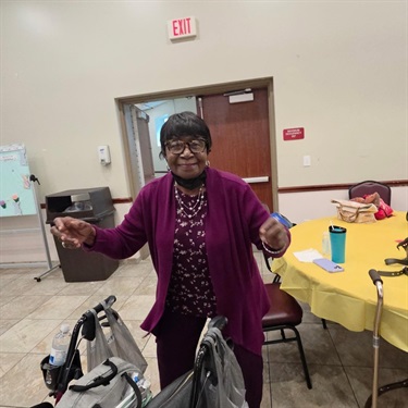 Miramar-resident-smiling-at-Senior-Spring-Fling