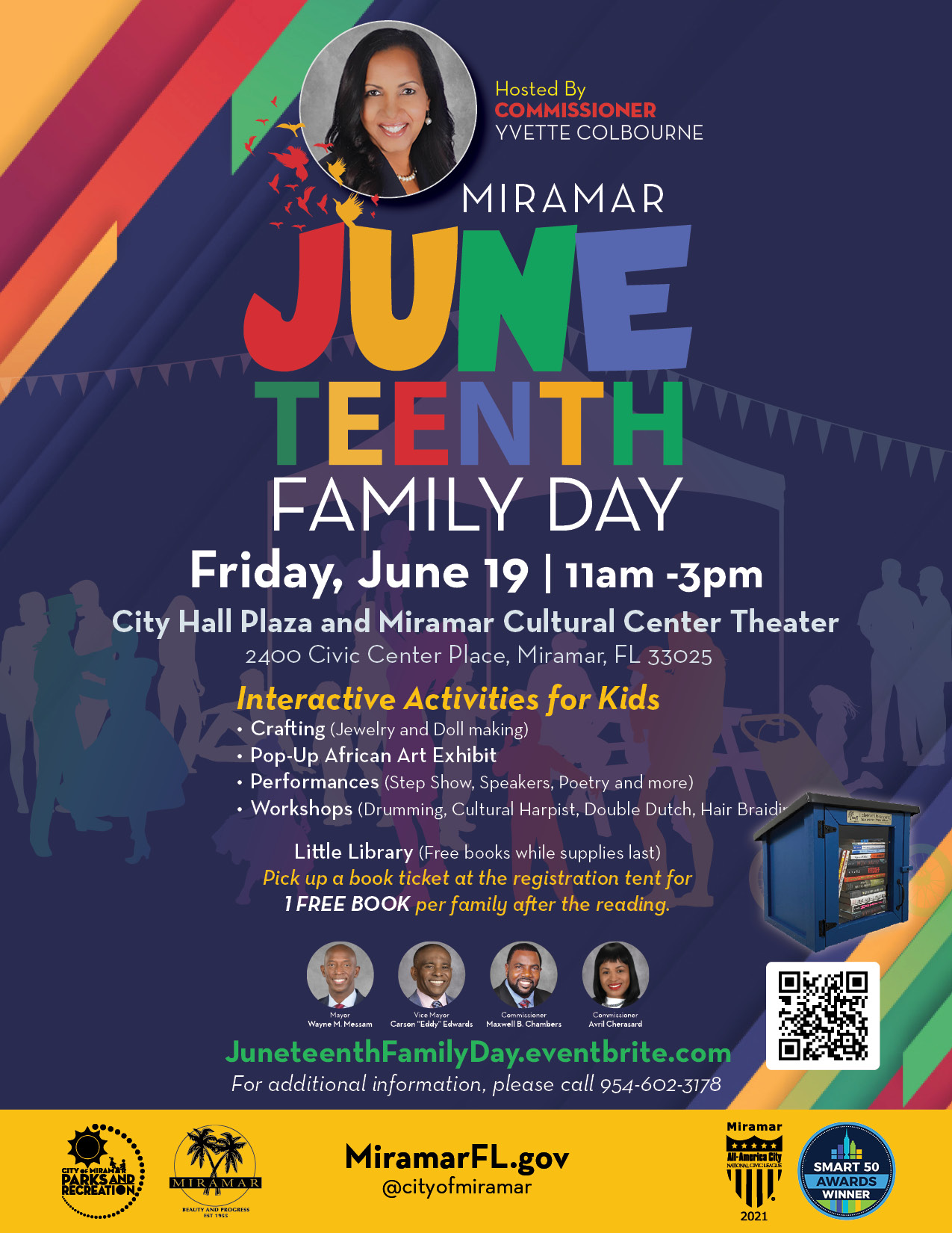 Juneteenth Family Day on Friday, June 19th at City of Miramar