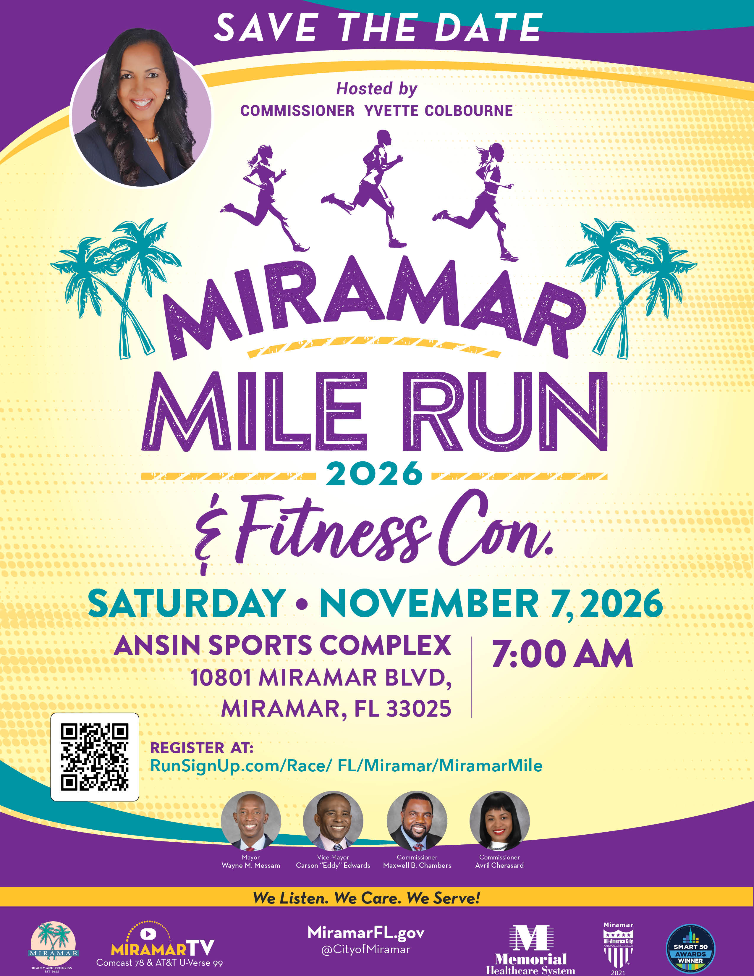 Miramar Mile Save the Date on Sat. Nov. 7 at Ansin Sports complex
