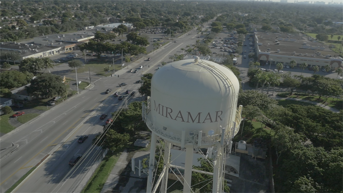Water Tower - City of Miramar, FL - City Of Miramar Florida Water Department