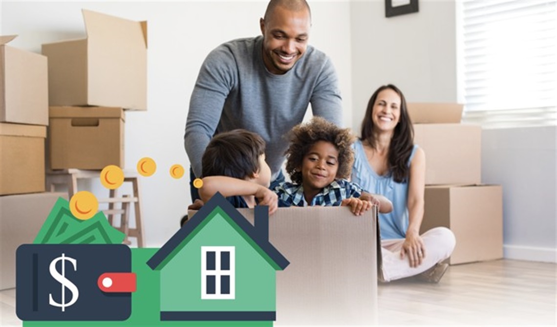 Photo of a diverse family with boxes in the background.jpg