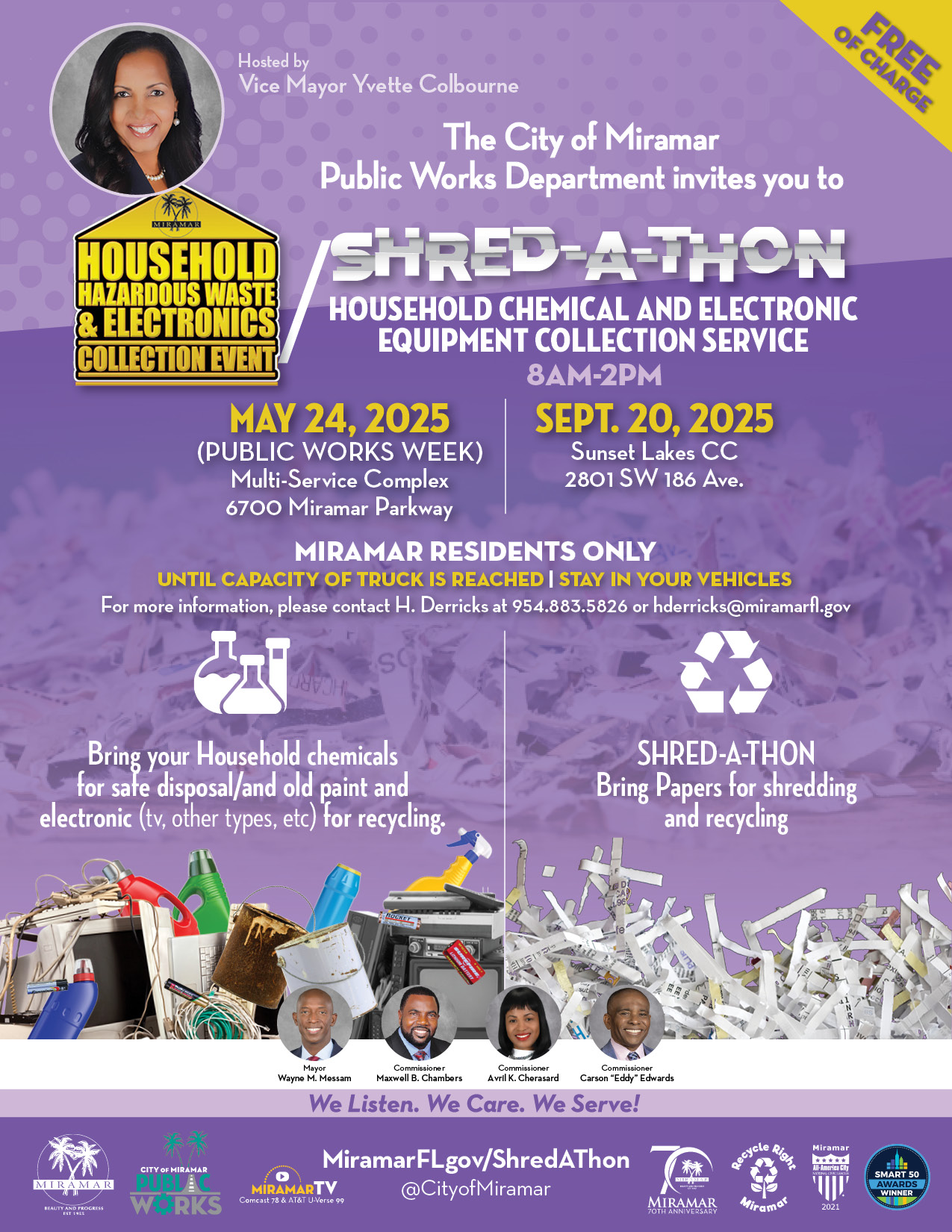Shred a Thon Event o May 24 at the Multi-Purpose Complex starting at 8AM