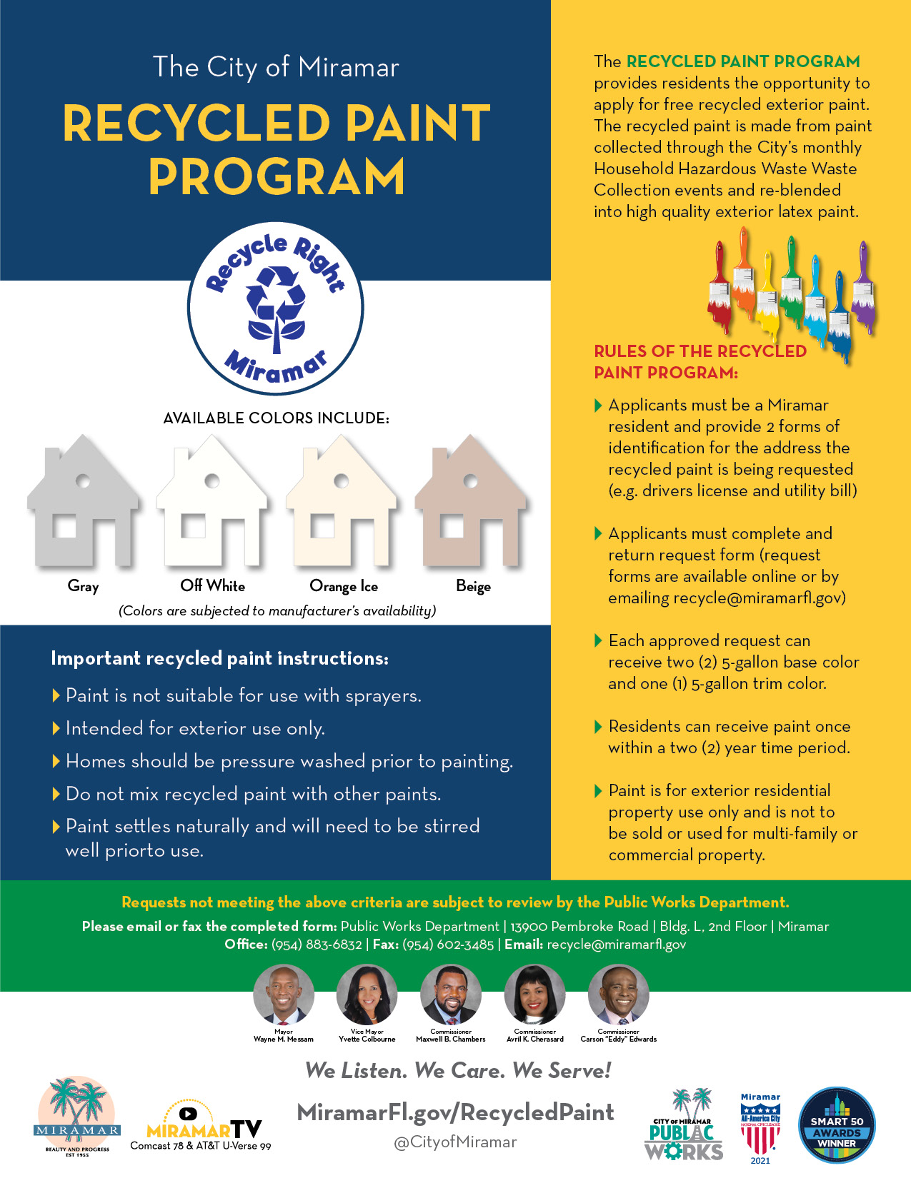 Recycled Paint Program updated Flyer 
