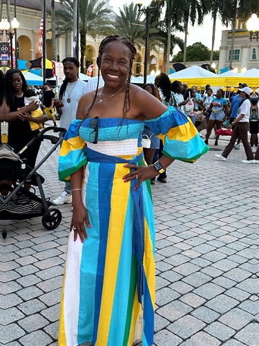 Celebrating-in-style—Bahamian-colors-and-a-beautiful-smile-at-Bahamas Goombay Broward