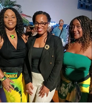 Commissioner Cherasard and Trezo Lazay event attendees on August 8 2025